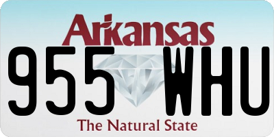 AR license plate 955WHU