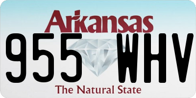 AR license plate 955WHV