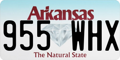 AR license plate 955WHX