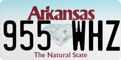 AR license plate 955WHZ