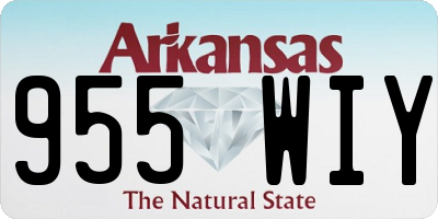 AR license plate 955WIY