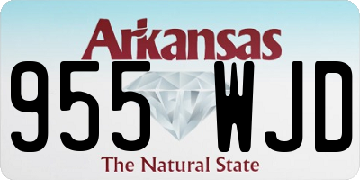 AR license plate 955WJD
