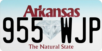 AR license plate 955WJP
