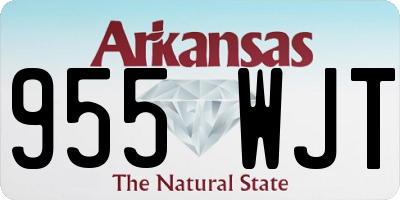 AR license plate 955WJT