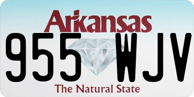 AR license plate 955WJV