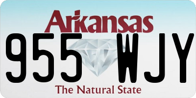 AR license plate 955WJY