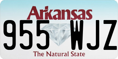 AR license plate 955WJZ