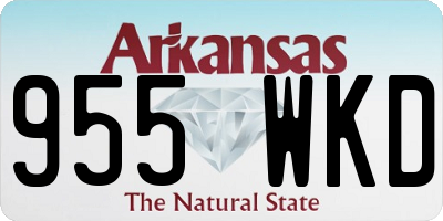 AR license plate 955WKD