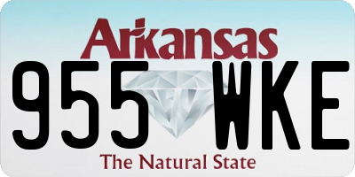 AR license plate 955WKE