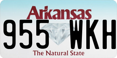 AR license plate 955WKH