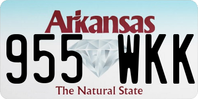 AR license plate 955WKK