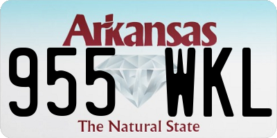 AR license plate 955WKL