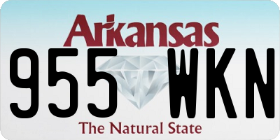 AR license plate 955WKN