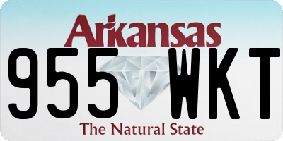 AR license plate 955WKT