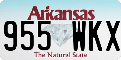 AR license plate 955WKX