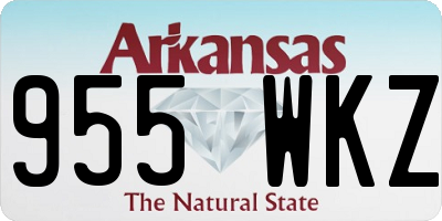 AR license plate 955WKZ