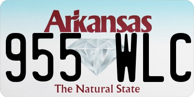 AR license plate 955WLC