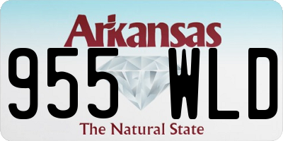 AR license plate 955WLD