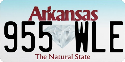 AR license plate 955WLE