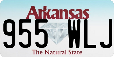 AR license plate 955WLJ