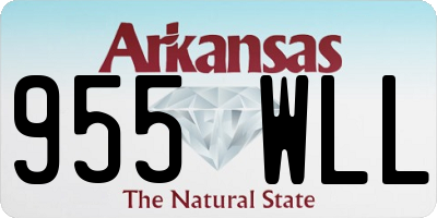 AR license plate 955WLL