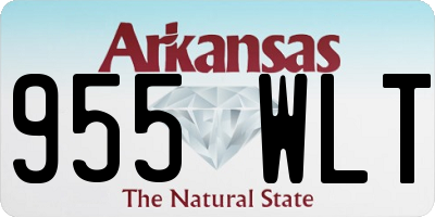 AR license plate 955WLT