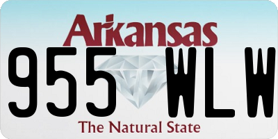 AR license plate 955WLW