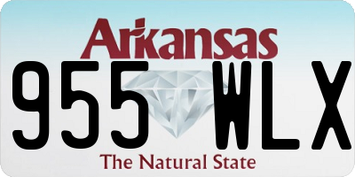 AR license plate 955WLX