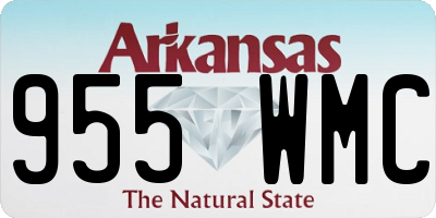 AR license plate 955WMC