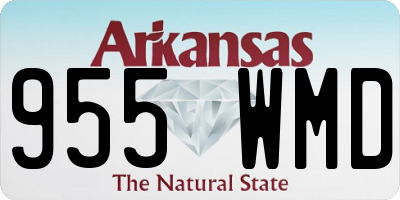 AR license plate 955WMD