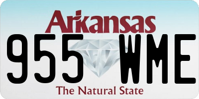 AR license plate 955WME