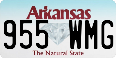 AR license plate 955WMG