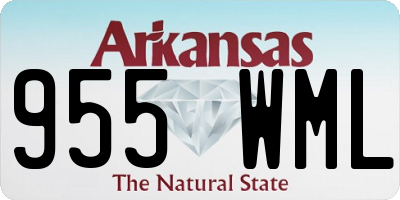 AR license plate 955WML