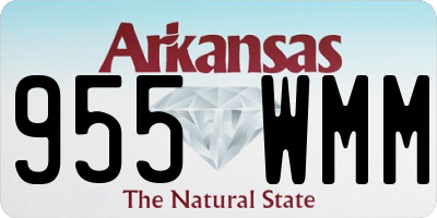 AR license plate 955WMM