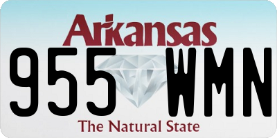 AR license plate 955WMN