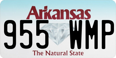 AR license plate 955WMP