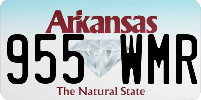 AR license plate 955WMR