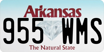 AR license plate 955WMS