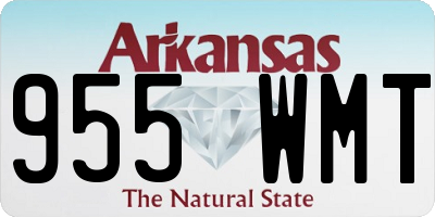 AR license plate 955WMT