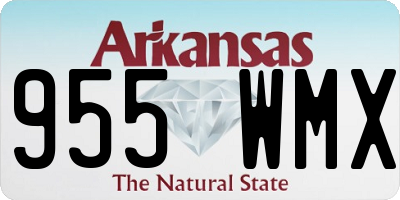 AR license plate 955WMX