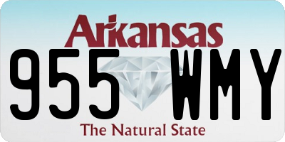 AR license plate 955WMY