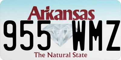 AR license plate 955WMZ