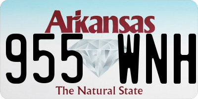 AR license plate 955WNH