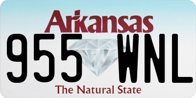 AR license plate 955WNL