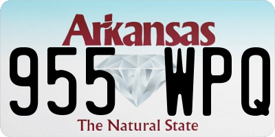 AR license plate 955WPQ