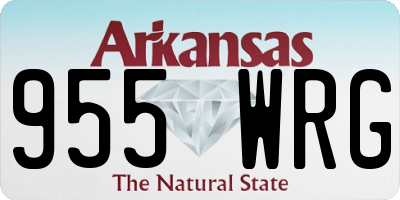 AR license plate 955WRG