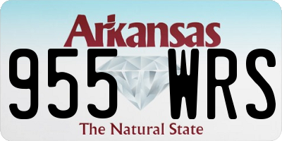 AR license plate 955WRS