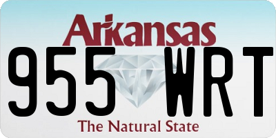 AR license plate 955WRT