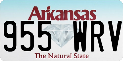 AR license plate 955WRV