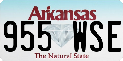 AR license plate 955WSE